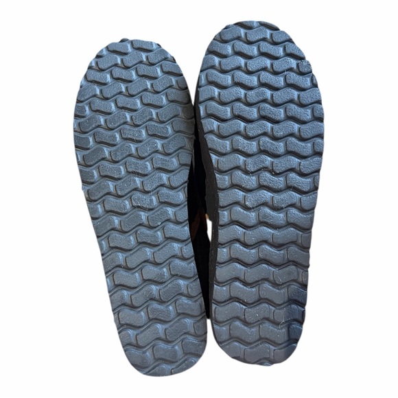 ANTHROPOLOGIE Seychelles Stand Tall Slip-On Flats Black Platform Mules Clogs 7 - Picture 12 of 13